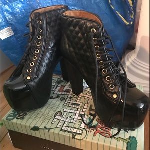 Jeffrey Campbell Classic Lita platform Bootie Heel